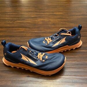 Altra Dark Blue and Peach Athletic Shoes